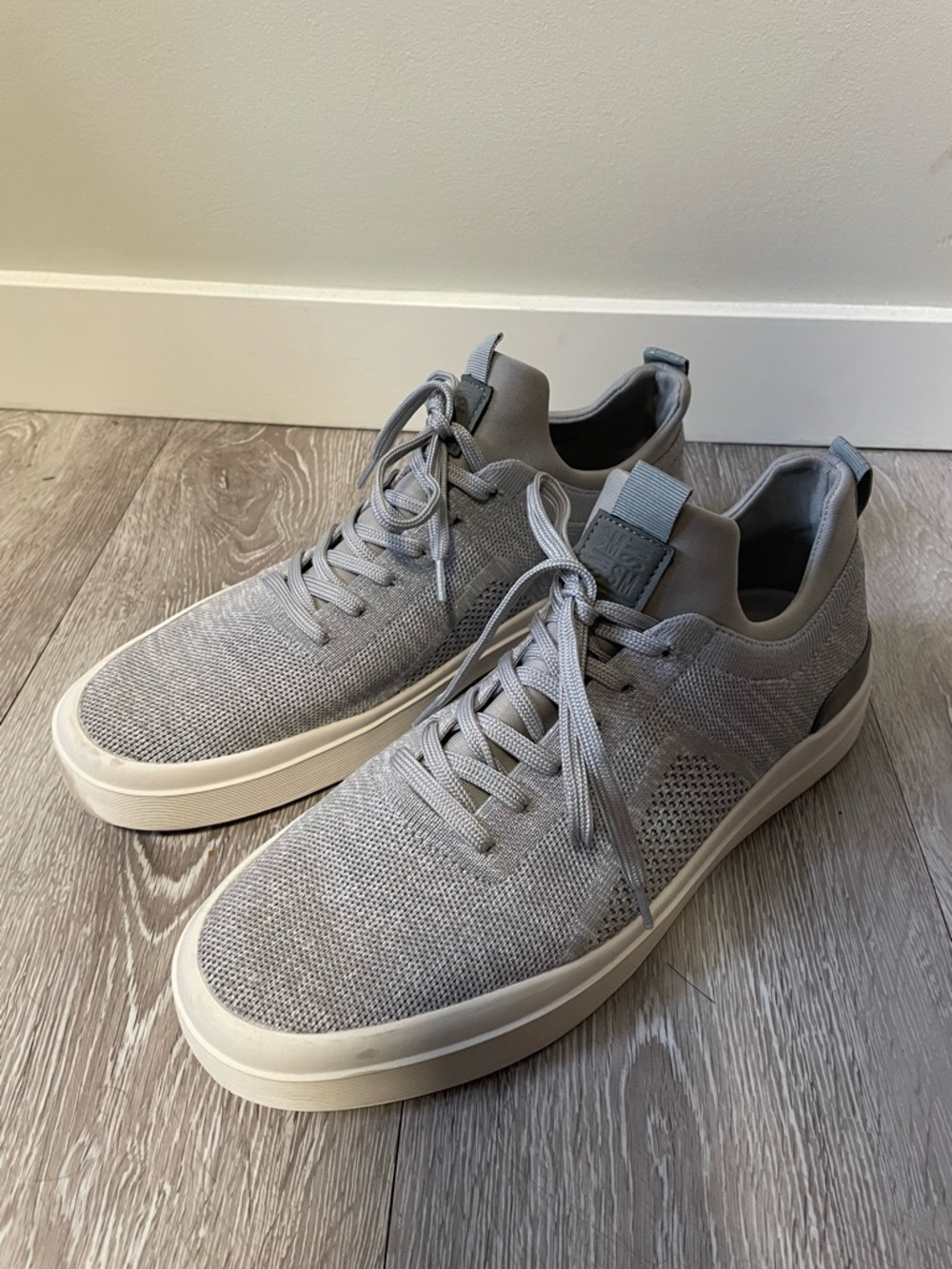 Steve Madden Odyssee Sneakers Grey Lace Up Casual Mens Size 11